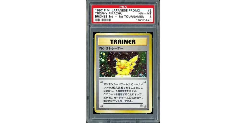 Troféu Pikachu No. 3 Treinador Bronze