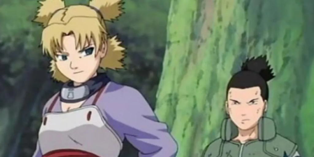 Temari salva Shikamaru em sua primeira grande missão